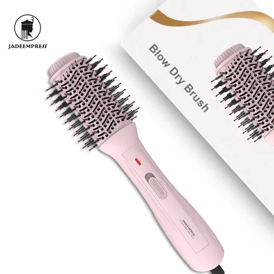 Professional 110000 RPM 1200W LED One-Step Hair Styling Ionic Dryer Comb Straightening Air Brush Customizable Logo Hotels Travel