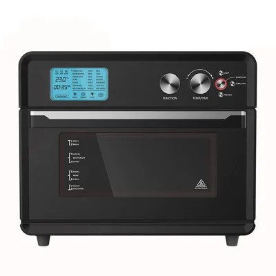 New Custom Home Use Electric Power air Fryer Oven LCD Display + Knob Operation Air Oven