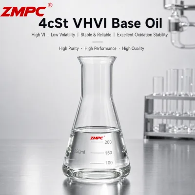 4cSt VHVI Synthetic Base Oil Group III+ Base Oil for Engine Oil Hydraulic Oil Compressor Oil Lubricant Formulation