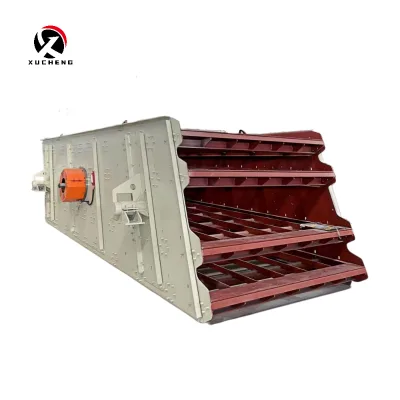 High Quality Heavy-Duty Grizzly Linear Vibrating Screen Long Service Life Steel Construction Motor Bearing Gear Gearbox for Ore