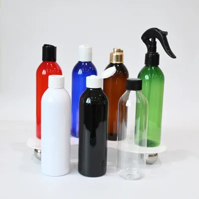 100ml 150ml 200ml 300ml 400ml 500ml Plastic Clear Black Lotion Shampoo Pet Bottle With Pump