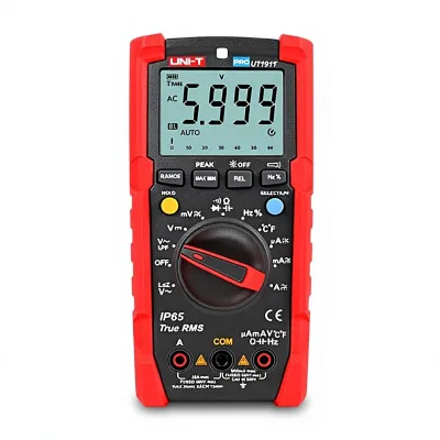 Uni-T UT191T Multimeter Digital Multi-function Fully Automatic High-Precision Burn-Proof LCD Display Universal Meter IP65
