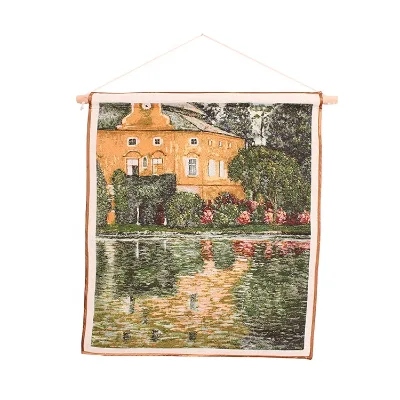 Hot Sale Jacquard Cotton Custom Woven Wall Tapestry Hanging Custom Tapestry for Bedroom