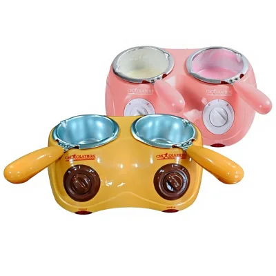 Electric Chocolate Melting Pot with 110V-220V and 60W Heating for Kitchen Baking DIY