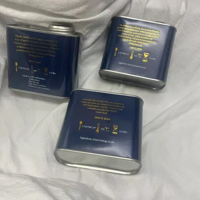 Metal Tin Can Coffee Beans Tinplate Cans Packaging With Screw Top