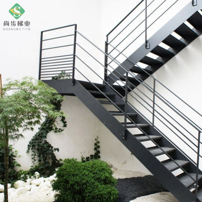 Indoor Staircase Outdoor Stairway Wood Attic Spiral Stair Central Column Spiral Staircase