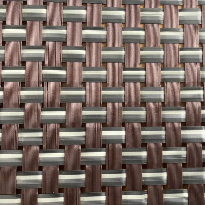 Custom Anti-UV Reinforced Polyester Coated Mesh/PVC Teslin Sofa Fabric in Custom Colors