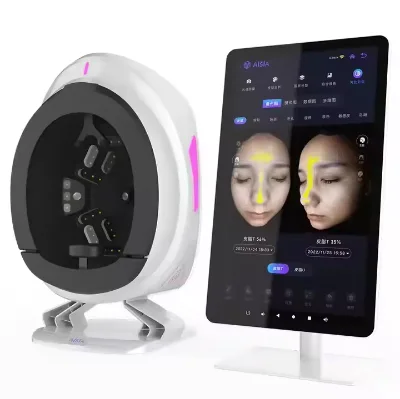21.5 Inch Visa Facial Analysis Machine Facial Scanner 3d Camera Aisia Q2 Ai Skin Analyzer Portable Facial Scanner Skin Analyzer