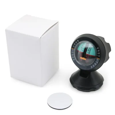 Car Inclinometer Slope Meter Multifunction Portable High-precision Auto Universal Compass Outdoor Measure Tool Vehicle Compass