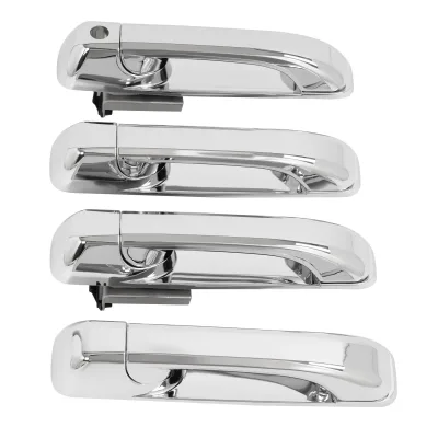 Chrome Outside Door Handle Set of 4 for DODGE RAM 1500 09-18 /1500 Classic 19-24