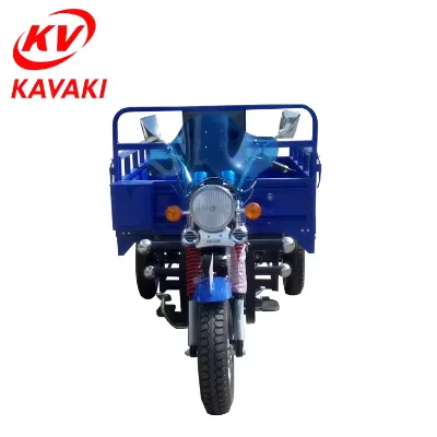 New Design Reversible Convenient KAVAKI 200cc Engine Motocarro Delivery Van Closed Cabin Cargo Tricycle