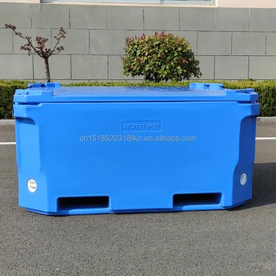 450L Rotomolded Plastic Large Pallet Container Cooler Box for Seafood