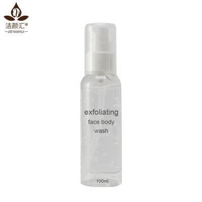 Private Label OEM Moisturizing Skin Exfoliator for Body and Face Scrub Exfoliating Gel Cleansing Oil Control