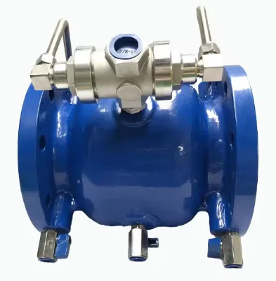 Manual Pilot-type Hydraulic Pressure Reducing Valve Is Used for Controlling the Medium Flow in Water Pipelines.