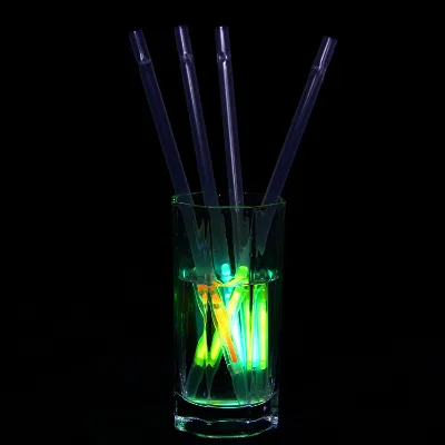 3pcs 1.5 Inch Purple Fashion Bar Glow Sticks for Festivals for New Year Halloween Graduation Valentine's Day Easter Thanksgiving