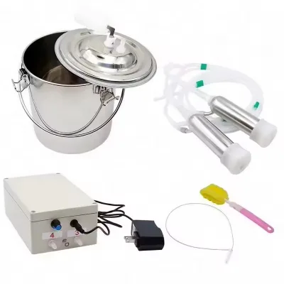 2026 Portable Stainless Steel 5L Motorized Goat and Sheep Milking Machine with 3-Year Warranty