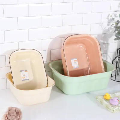 PP Plastic Small and Big Storage Basin, Suitable for Home and Office Bathrooms, Multifunctional Container