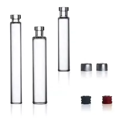 Disposable 1.5ml 1.8ml 3ml 4ml Transparent Borosilicate Glass Cartridge for Liquid Filling
