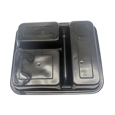 Rectangle Disposable Food Container PP Takeaway Plastic Storage Container Food Packaging Plastic Container With Lid