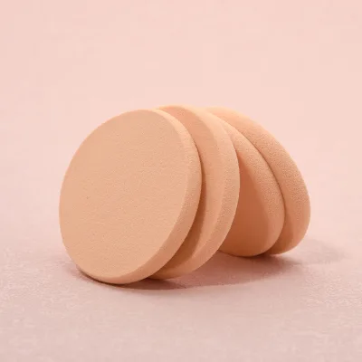 Hot Selling High Quality Latex Edge Grinding Loose Foundation Wet and Dry Soft Makeup Puffs Sponge Cosmetic Powder Puff