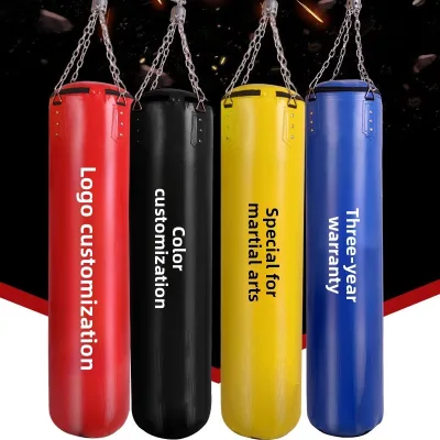 Firmway Sparring Boxing Sandbags 25KG Durable Leather Zipper Closure Gym Taekwondo Training Muay Thai Adult Hanging Third Year
