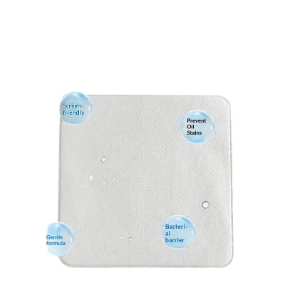 Custom Square Microfiber Double-Layer Polishing Cloth for Electronic Product and Computer Screens Cleaning