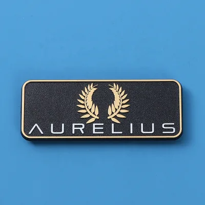 Customized Company Logo Eco-Friendly Plastic Gold Silver Patriotism Style Medal for Office Staffs Business Gift
