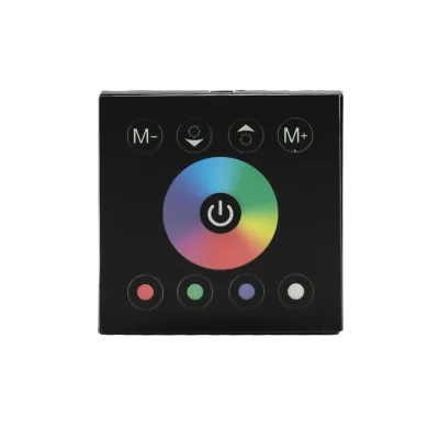 Rgbw Manual Switch Wireless Control Wall Mounted Strip Light Controller Rainbow Color Wheel Dc12V-24V 6A Led Strip Smd2835 5050