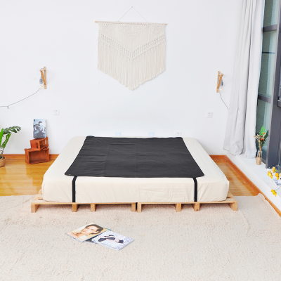 Earthing Bed Mat Conductive Leather Pad Premium Ground Therapy Mats for Sleep Improve
