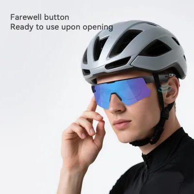 Blackview D2 Smart Cycling Glasses Open Stereo Sound Wearable Sensor Switch Intelligent Noise Reduction for Calls Smart Glasses
