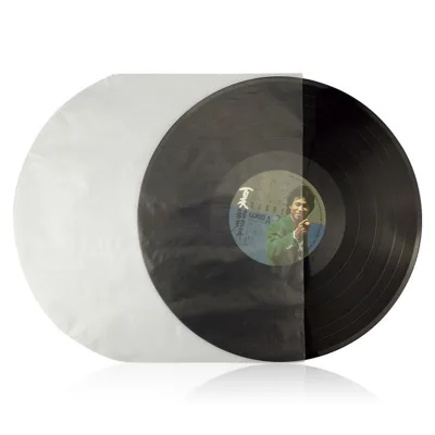 Customized Printed Logo for Best-Selling LP Vinyl Record Inner Bag 12inch Anti-Static Dustproof HDPE/LDPE Protective Film