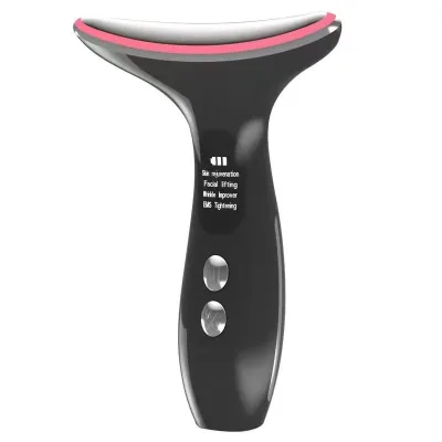 Neck Beauty Device EMS Facial Lifting Massager 3 Colors Led Therapy Anti Wrinkle Double Chin Remover Skin Care Tools