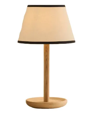 Cute Fabric & Wood Base Beside/Table Bedroom Lampshade Hot Sale