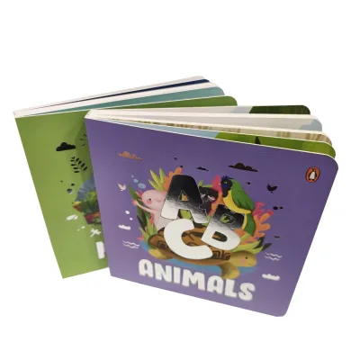 Custom OEM Early Learning Story Board Books Dinosaur Children's Book Printing for Kids Educational