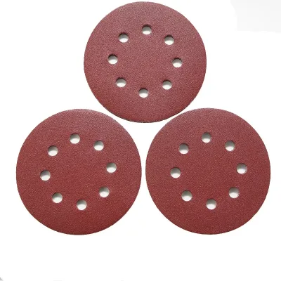 High Quality Dust Free 150mm Hand Polishing Discs with Sanding Disc for Polishing Plastic Glass Wood Stone