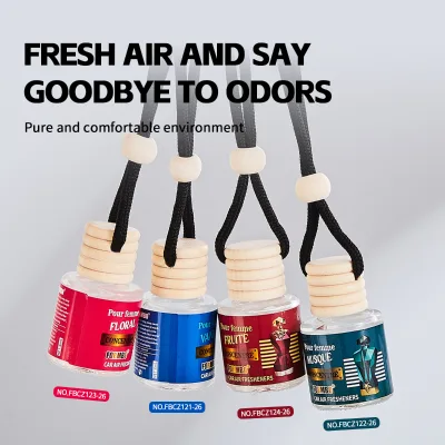 8ml Eco-Friendly Air Liquid Aromatherapy Diffuser Clip Long-Lasting Scent for Car Home Interior Odor Removal Relaxation