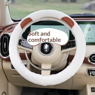 High Quality Car Steering Wheel Cover Cartoon Little Bear Ear Cute Design China Origin Protective Cover