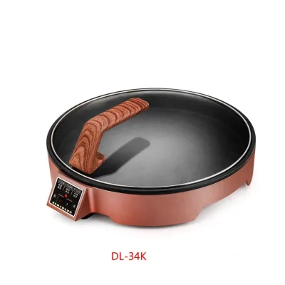 Wholesale Multiple Electric Bake Pan Round Electric Pizza Pan and Frying Pan Non Stick Coating Indoor Household Crepe