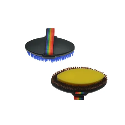 Multi Purpose Horse Grooming Brush With Soft Sponge for Equestrian