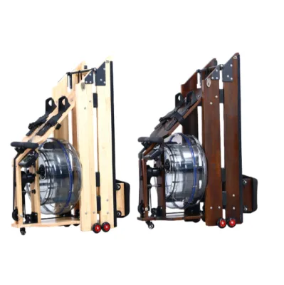 Water Rower NO.1 Silent Foldable Water Resistance Rowing Machine Wood Material 180kg Capacity Ergonomic Design for