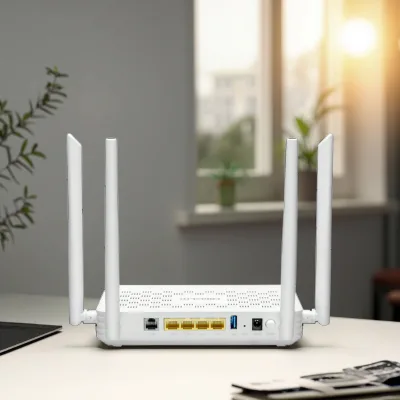 KEXINT XPON ONU /AX3000 WIFI6 4GE+1POTS+WIFI 2.4G&5.8G COME-4463GB ONU 3000Mbps