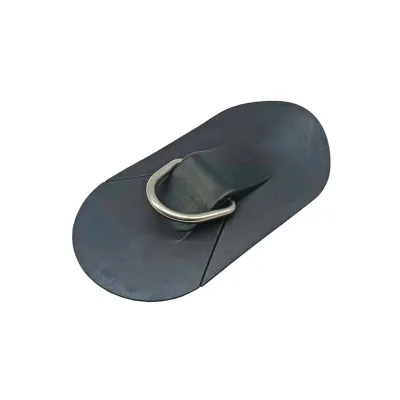 Whole Sale Heavy-Duty D-ring Circular Patch PVC Round D-ring Patch