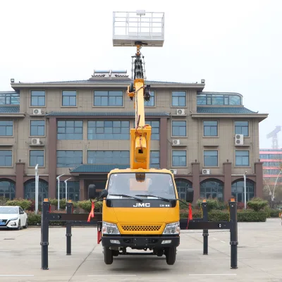 High-Performance Lift Truck 20M 28M Telescopic Boom Aerial Work Platform Truck JAC Chassis with Light Weight