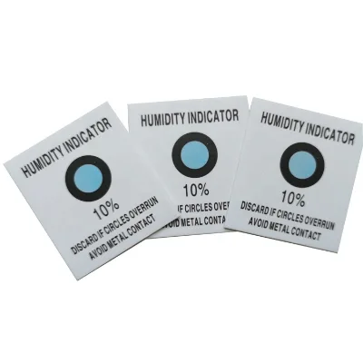Cobalt-Free Humidity Sensor Indicator Cards - Water-Based, Three-Point Detection for Chemical Auxiliary Applications