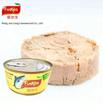 185g Canned Tuna Flakes in Brine - No Preservatives, Easy Open Lid, OEM Service