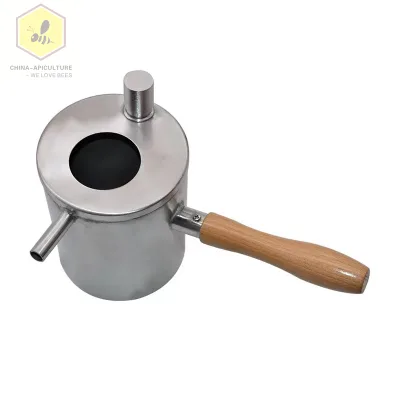 Stainless Steel Beeswax Melting Pot Wax Melter Pot Candle Tool Beekeeping Tool