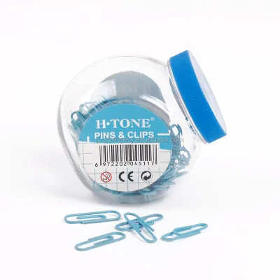 Wholesale Clips Paper Clips 60/80/120 Pcs Clips Set Colored for Office School Supplies
