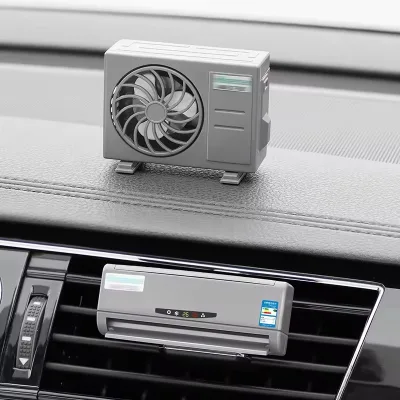 Car Dashboard Vent Clip Air Freshener & Air Purifier Plastic Solar Powered Eco-friendly Portable