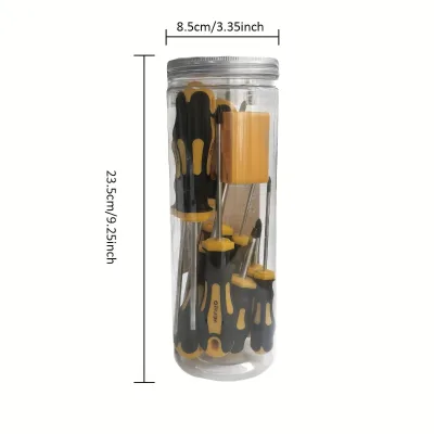 Top Ranked 10pcs Magnetic Multifunctional Steel Cross Head Screwdriver Set Household Hand Tool for Repair Use Box Package