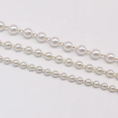 Wholesale High Quality Pearl Chain DIY  Pearl Chain for Jewelry Making